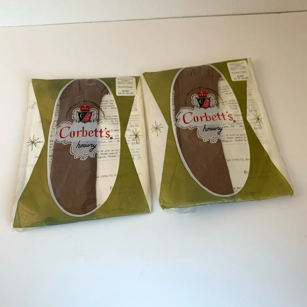 Corbetts VTG Pantyhose Lot of 2‎